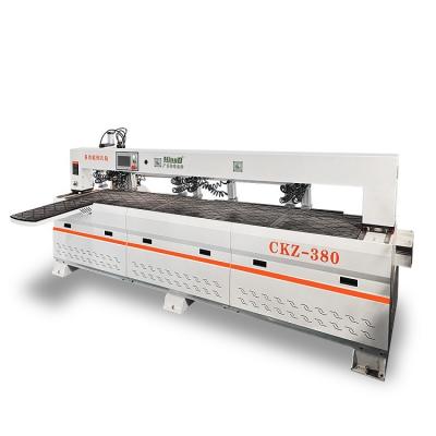 China Hotels MINGD CKZ-380 horizontal vertical cnc deep side hole drilling machine 3 spindle 5 surface boring machine cabinet door for sale