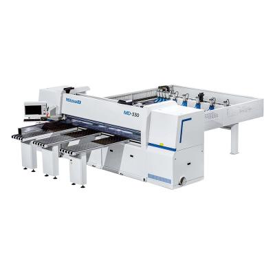 China Horizontal MINGD MD-330 CNC Vacuum table automatic panel saw woodworking machinery cabinet door computer beam saw for furniture board for sale