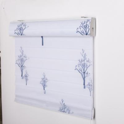 China Various of colorful shangri-la blinds HaoYan day night  3D zebra roller blinds for sale