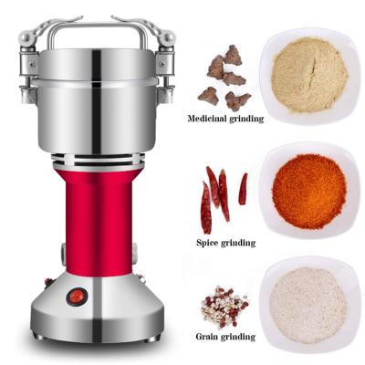 China Medicine Processing Coffee Grinder Mixer Bean Dry Spice Crusher Electric Dry Grinder Mill for sale