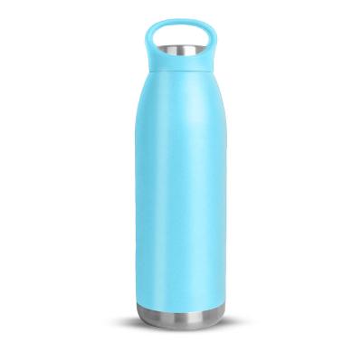 China PORTABLE Double Wall Vacuum Insulation Stainless Steel Custom Insulated Water Bottles With Sport Lid for sale