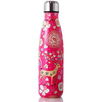 China PORTABLE custom color stainless steel water bottle cola shape sport water bottle 500ML/750ML/1000ML for sale