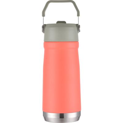 China PORTABLE 23 oz Sublimation White Stainless Steel Double Walled Vacuum Insulated Water Bottle With Straw for sale