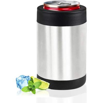 China 11oz PORTABLE Cans Cooler Vacuum Insulated Metal 304 Stainless Steel Beer Can and Bottle Cooler for sale