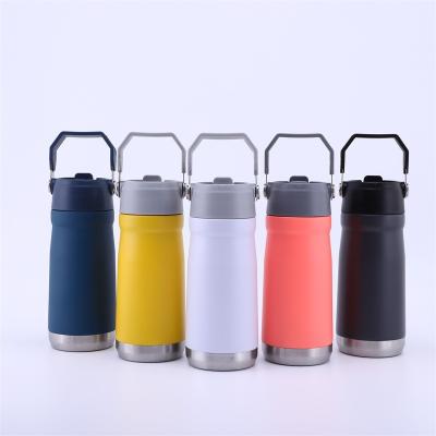 China PORTABLE Stainless Water Bottles Sport Leakproof Water Cup With Handle Suitable For Home And Office for sale