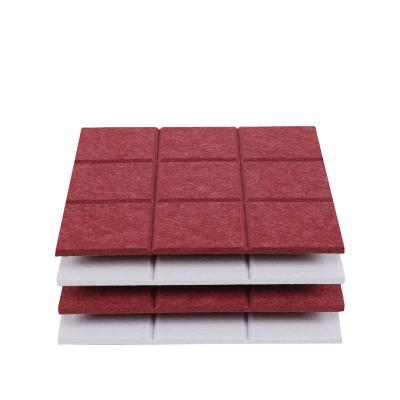 China Factory Price Traditional Environmental Protection Grooved Panel Polyester Fiber Sound Absorbing Acoustic Panels for sale