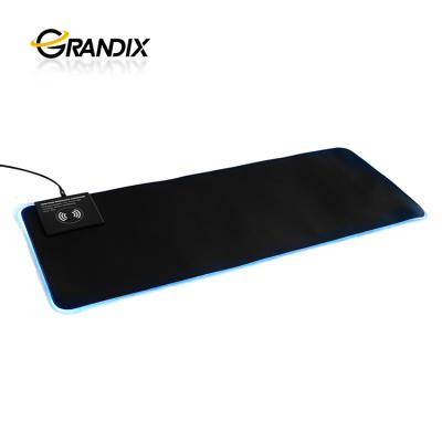 China Gaming Led Wireless Charger Leather Extended Xxl Gamer Logo Printed Gaming Large Rgb Custom Mouse Pad for sale