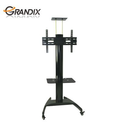 China Portable and Mobile (Other) Tall Adjustable Metal Tv Cart Fit For 55 Inch TV Stand for sale