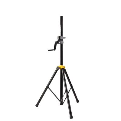 China Iron Musical Instruments Iron Pipe Zinc Joint Height Adjustable Speaker Tripod Stand for sale