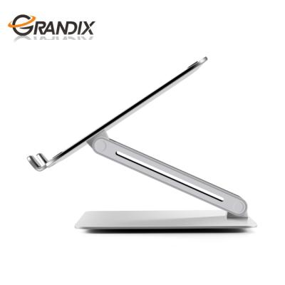 China Ergonomic Adjustable Foldable Folding Aluminum Notebook Metal Laptop Cooling Stand for sale