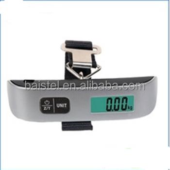 China ABS Plastic Portable Luggage Scale 110lb Handheld Digital Scale 50kg for sale