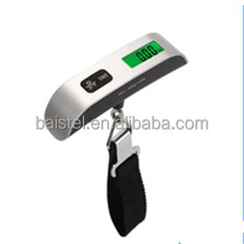 China Weight Measuring Electronic Luggage Scale Digital Balance Scales Portable Hanging Digital Scale With Hook 50kg/10g for sale