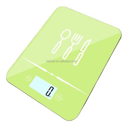 China Kitchen Scales New Digital Kitchen Scale 5kg 1g Food Scale With 4mm Touch Style Switch for sale