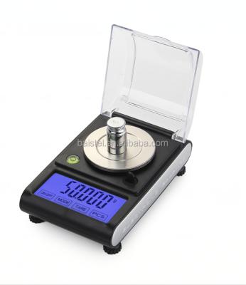 China Stable Performance 50g X 0.001g Mini Precision Digital Scales For Sterling Jewelry Balance Weighing Electronic Gold Scale for sale