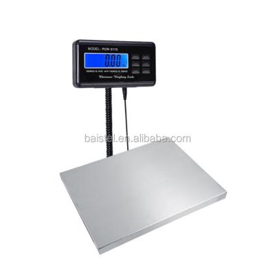 China 60KG-300KG 0.1KG Stainless Steel Electronic Postal Platform Scale with Large LCD Display Platform for sale