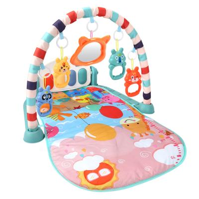 China New Electric Smart Baby Toys Baby Activity Play Mat And Play Piano Gym Music With Rattle Toys Mat Crawling Baby for sale