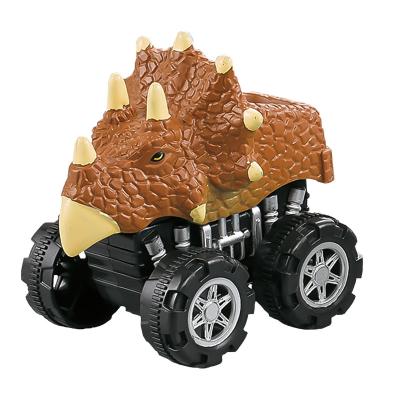 China Mixed Set Toy Car Plastic Animal Electric Car Friction Toy Vehicle Pull Back Dino Small Pull Back Dinosaur Cars Toys For Kid for sale