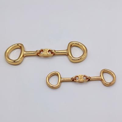 China Chains Wholesale High Quality Sandals Decoration Gold Plated Metal Shoe Chains Crocs Shoes Charm for sale