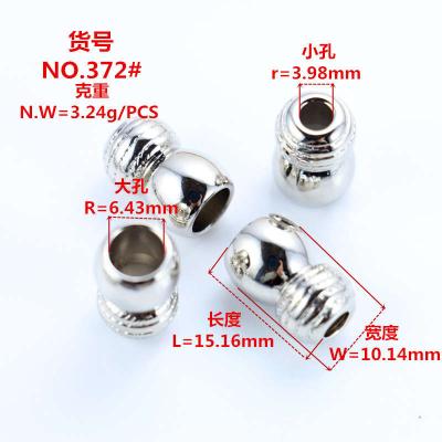 China Jinhexin063 Shape Nickel Free Skull Heart Cylinder Metal Zinc Alloy Plated Plug For Garment for sale