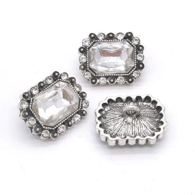 China Low price high quality viable metal rhinestones zinc alloy plating beads sewing buttons for sale for sale