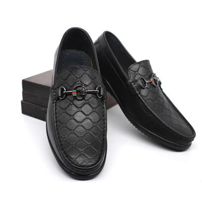 China Chinese Men Dress Shoes Men's Black Casual Business Genuine Leather Leather Shoes Deodorization Factory for sale