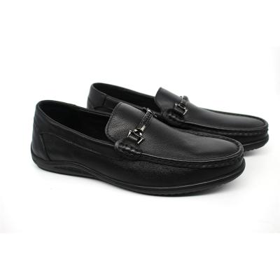 China Custom Comfortable Deodorization Design Shoes Men Rubber Sole Loafer Styles Men Formal Leather Shoes for sale