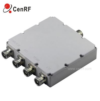 China Outdoor 4 Way RF Quadplexer GSM&DCS&3G&LTE Din-Female Combiner for sale