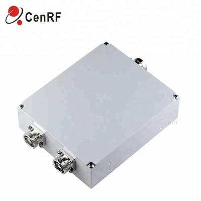 China Cavity: Aluminum Silver LTE800 RF Diplexers & GSM Diplexers IP67 Dual Band Din-Female DC Through Outdoor PASS 790-862mhz 890-960mhz CM2-LG-D500 NC ≤0.15db; ZHE for sale