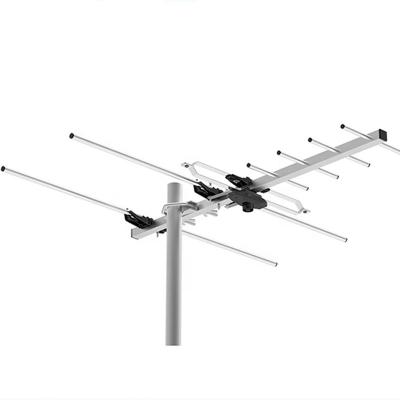 China Outdoor VHF Aluminum Yagi TV UHF Antenna 380-430MHz 4dBi N Female for sale