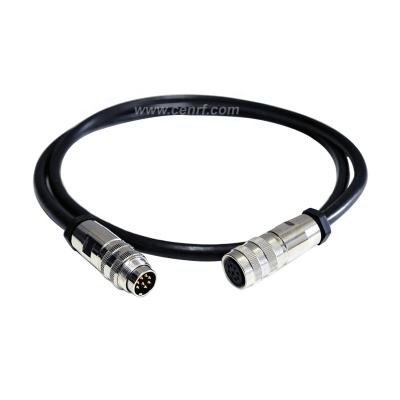 China PP Cord RCU AISG Network Control Cable With 8 Pin Male To 8 Pin Female Connector For Communication for sale