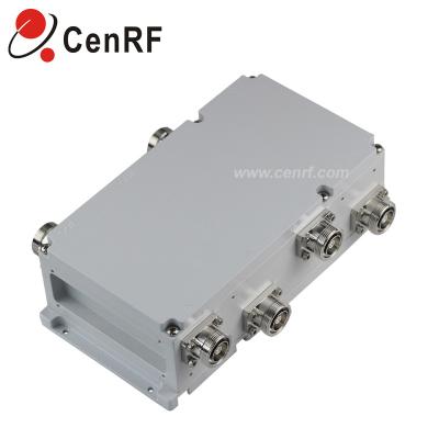 China In silver hollow aluminum; Connector: Copper Low PIM Low Loss 4 In Combiner 4 Hybrid Coupler 698-2700MHz Indoor With Din Female Connector for sale