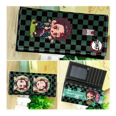 China New Japan Style Anime Wallets Fashion Designer Demon Slayer Anime Boy Waterproof Wholesale Custom Hot Selling Wallets for sale