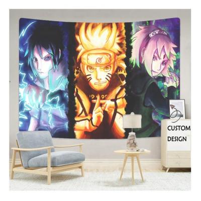 China Professional Custom Made Private Manufacturer Wall Hanging Anime Tapestry Tapestry, Demon Slayer Tapestry, World Map Tapestry for sale