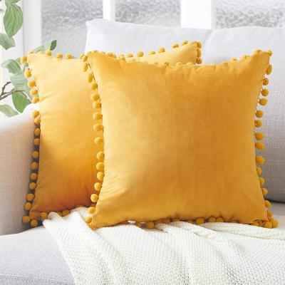 China Occidentally Square Printed Cotton Cushion Cover Tile Slipover Pillowslip Case For Home Sofa Couch Chair Back Seat for sale