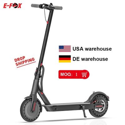 China Newest 350W Motor Escooter Europe UK DE Warehouse Drop Shipping 10.5Ah Battery 35KM Range Unisex Waterproof Electric Scooters for sale