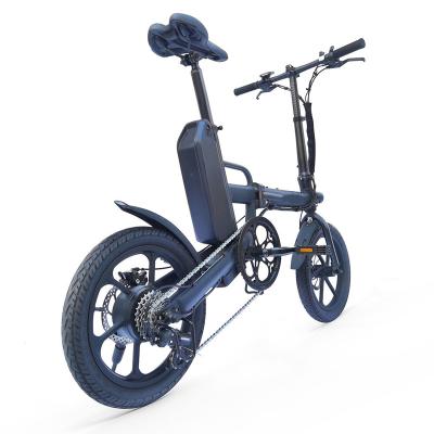 China Light weight custom cheap safety electric bicycle 16 inch folding electric bicycle for sale