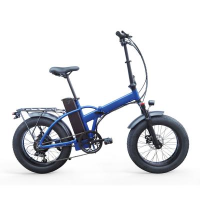 China 2022 cheap light weight electric bicycle lightweight 20 inch tire fat folding electric bicycle for sale