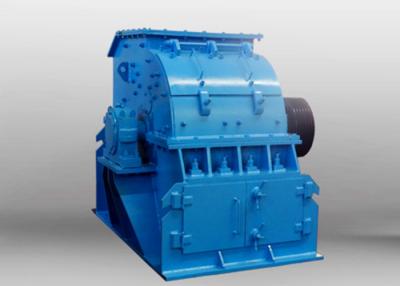 China Blue Construction Small Hammer Mill Grinder Limestone Crusher Machine 0.3 M3 / H for sale