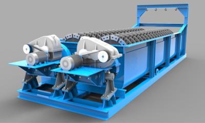 China 18° Flume Gradient Sand Washing Machine With Independent Hoisting Equipment for sale