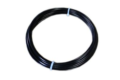 China 7x7 Strand Core 3 16 Stainless Wire Rope Black Vinyl Coated for lifting riggings for sale