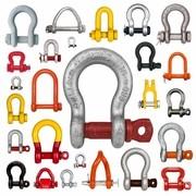 China El acero inoxidable galvanizado Shackles, grillo de ancla del Pin del tornillo del tipo 1/2 pulgadas del perno G2130 en venta