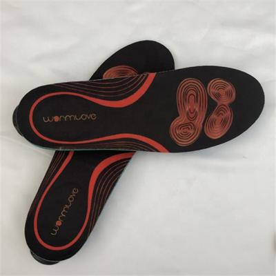 China Rechargeable Heated Foot Heating Insoles Rechargeable Insoles Man and Woman Winter Insoles for sale