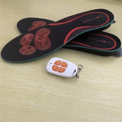 China Rechargeable Electric Heated Heating Insoles Warmer Boot Insoles Rechargeable Battery Heated Insoles With USB for sale