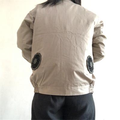 China Newly Breathable Unisex Workwear Jacket Clothes Fan Fitted For Outdoor Summer for sale