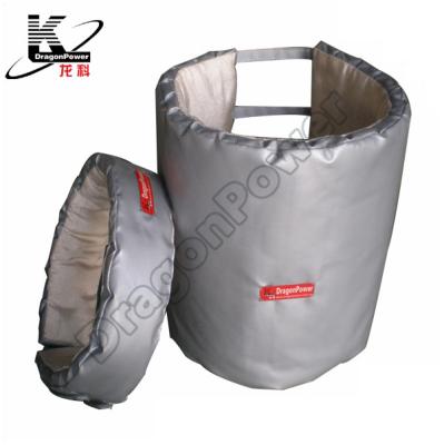 China Dragonpower Industrial Thermal Insulation Blanket Barrel Insulation Jacket For Ceramic Heater for sale