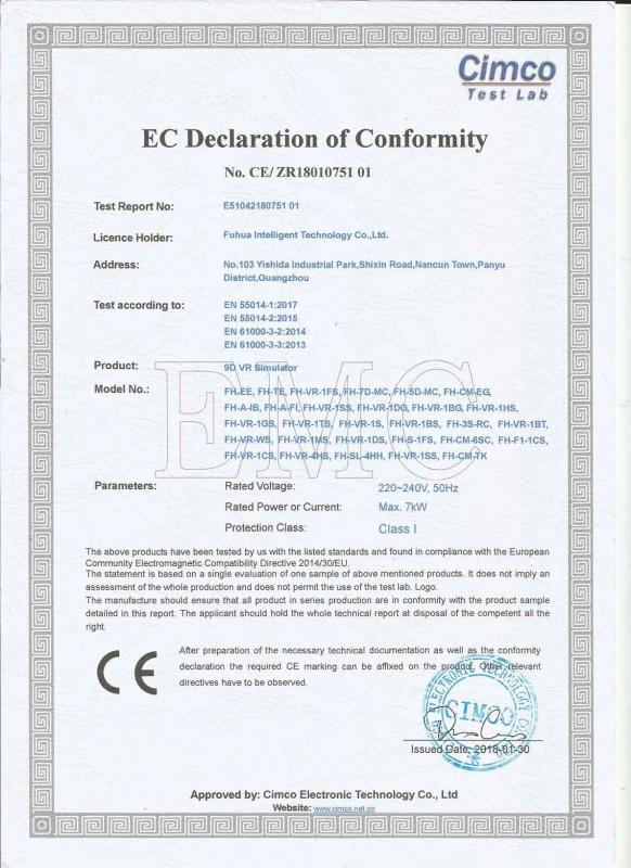 CE - Dongguan Fuhua Intelligent Technology Co., Ltd.