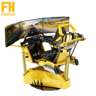 China Hot Sale Virtual Reality 9D VR Racing Car Game VR Driving Simulator Game VR Car Simulator Driving Simulator Cockpit VR Car Simulator for sale