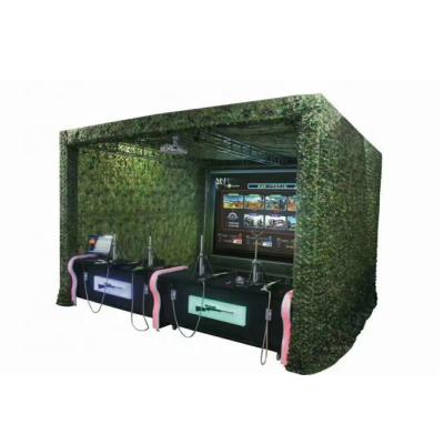 China 4 Player VR Shooting Game Machine 3D Simulator VR Hunting Simulator Hunter Shooting Game 3d Crazy Hunting Game for sale