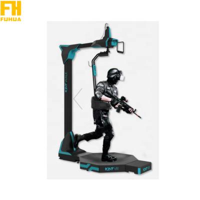 China Amusement Park Or Fitness Fifness VR Omnidirectional Treadmill With Shooting Game for sale