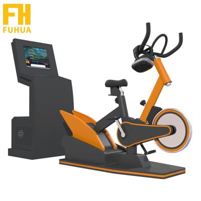 China Indoor Earn Money VR Bike Simulator Virtual Reality Bike Trainer VR Sport Games Vr Fitness Bike for sale